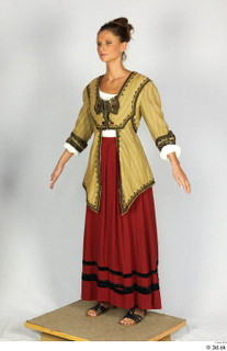  Photos Woman in Historical Dress 88 18th century a pose historical clothing whole body 0002.jpg